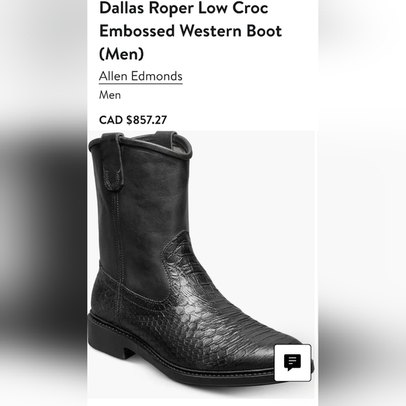 Allen Edmonds | NWOT Dallas Roper Boot - Picture 13 of 13